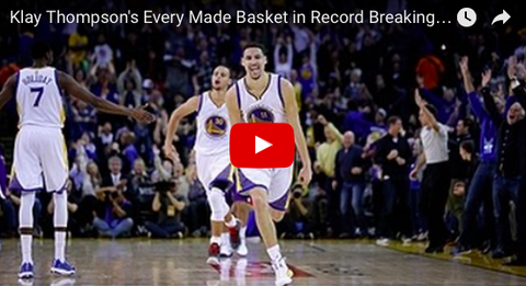 SUPER ATHLETE of the Week: Klay Thompson [NBA Record Video]