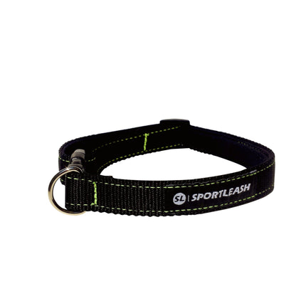 Black Neon Yellow Neoprene Dog Collar