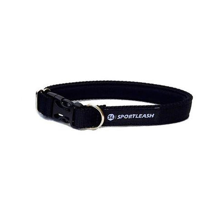 Black Neoprene Dog Collar