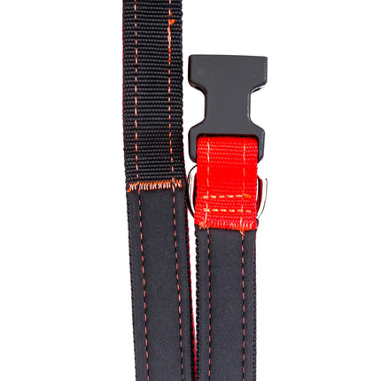 Neon Orange Black Dog Leash Sportleash