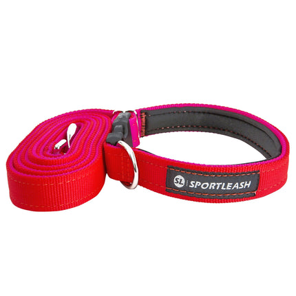 Neon Orange Neon Pink Dog Leash Sportleash