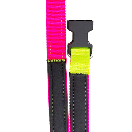 Neon Yellow Neon Pink Dog Leash Sportleash