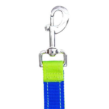 Neon Yellow Royal Blue Dog Leash Sportleash