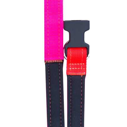 Neon Orange Neon Pink Dog Leash Sportleash