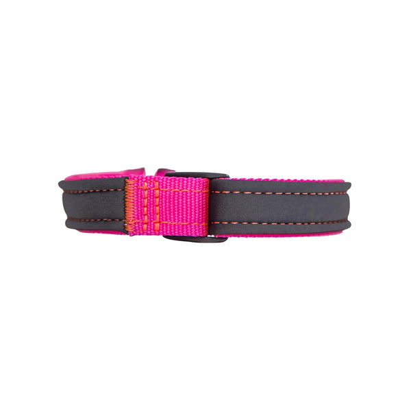 Neon Pink Neon Orange Neoprene Dog Collar