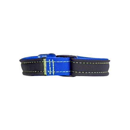 Royal Blue Neon Yellow Neoprene Dog Collar